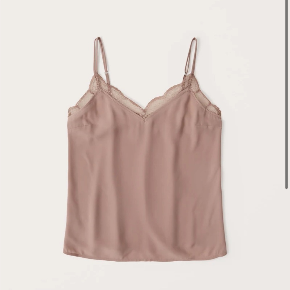 Lace and satin cami, Abercrombie - size S